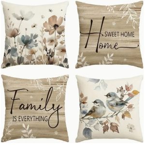 Vintage-Inspired Throw Pillow Covers