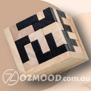 Wooden Puzzle Memory Game
