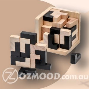 Wooden Puzzle Memory Game