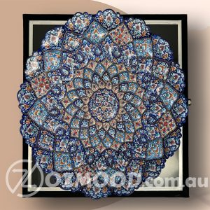 Handmade Enamel Pastry Dish (Pardaz)