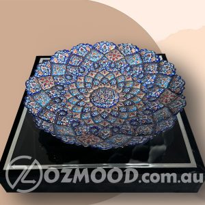 Handmade Enamel Pastry Dish (Pardaz)