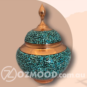 Luxury-Copper-and-Turquoise-Candy-Bowl