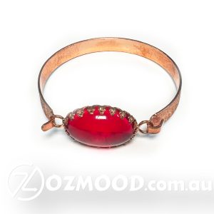Red Gemstone Jewelry Set